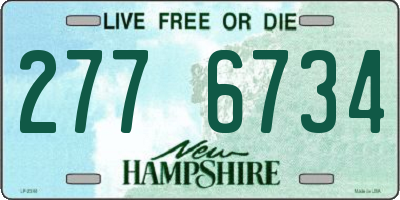 NH license plate 2776734