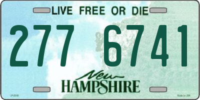 NH license plate 2776741