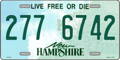 NH license plate 2776742