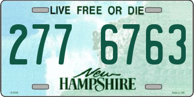 NH license plate 2776763