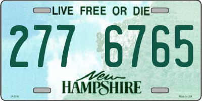 NH license plate 2776765