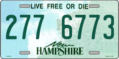 NH license plate 2776773