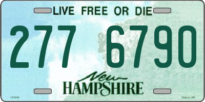 NH license plate 2776790