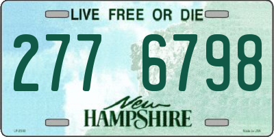 NH license plate 2776798
