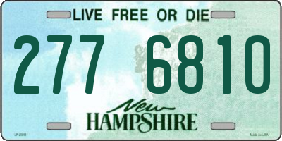NH license plate 2776810