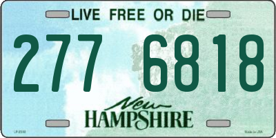 NH license plate 2776818