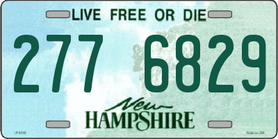 NH license plate 2776829