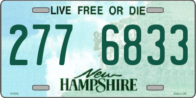 NH license plate 2776833