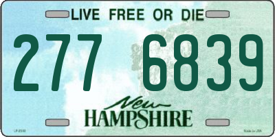 NH license plate 2776839