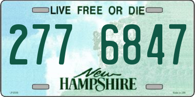 NH license plate 2776847