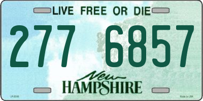 NH license plate 2776857