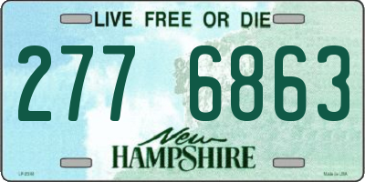 NH license plate 2776863