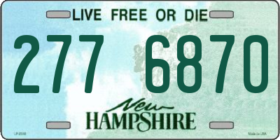 NH license plate 2776870
