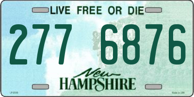 NH license plate 2776876
