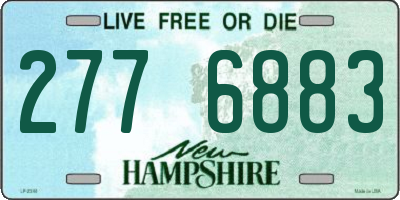 NH license plate 2776883
