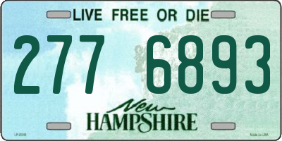NH license plate 2776893