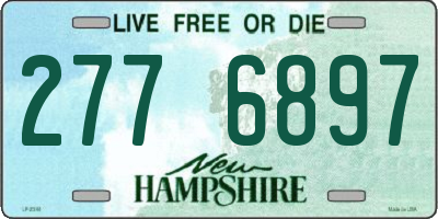 NH license plate 2776897