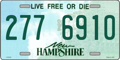 NH license plate 2776910