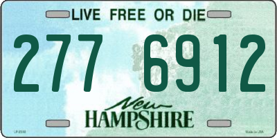 NH license plate 2776912