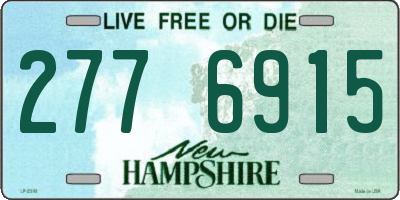 NH license plate 2776915