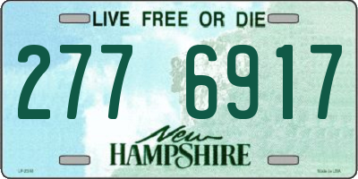 NH license plate 2776917