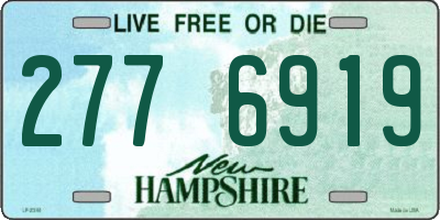 NH license plate 2776919