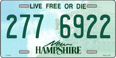 NH license plate 2776922