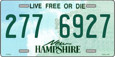 NH license plate 2776927