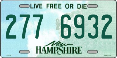 NH license plate 2776932