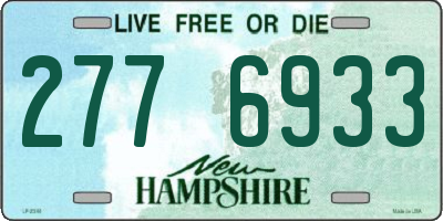 NH license plate 2776933