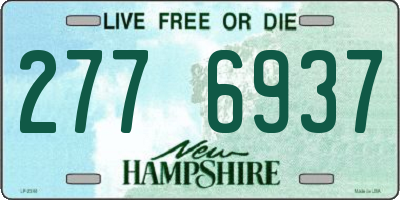 NH license plate 2776937