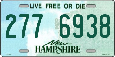 NH license plate 2776938