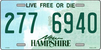 NH license plate 2776940