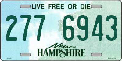 NH license plate 2776943
