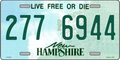 NH license plate 2776944