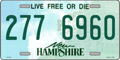 NH license plate 2776960