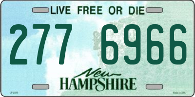 NH license plate 2776966