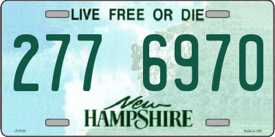 NH license plate 2776970