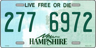 NH license plate 2776972