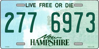 NH license plate 2776973