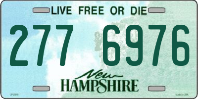 NH license plate 2776976