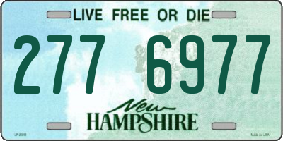 NH license plate 2776977