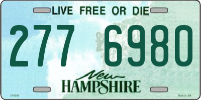 NH license plate 2776980