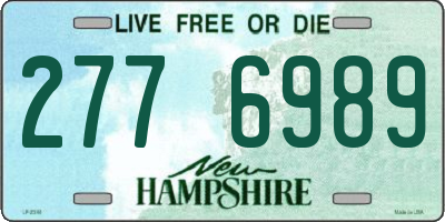NH license plate 2776989