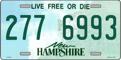 NH license plate 2776993