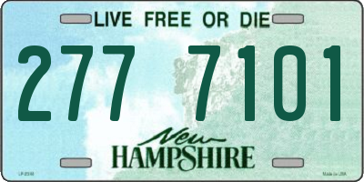 NH license plate 2777101