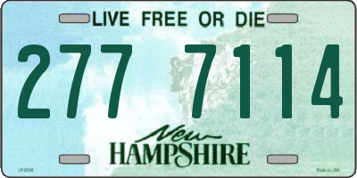 NH license plate 2777114