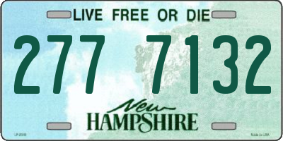 NH license plate 2777132