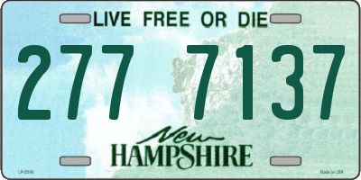 NH license plate 2777137