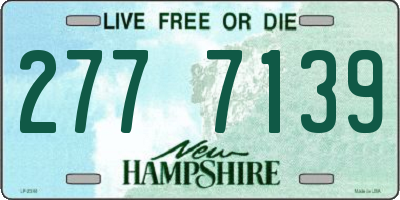 NH license plate 2777139